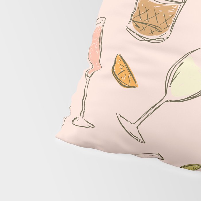 Cocktail O Clock Pillow Sham Gallery Image 4