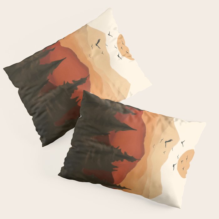 Whispering Pines Pillow Sham Gallery Image 1