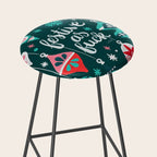 Festive As F*ck - Teal Stool Gallery Image 2