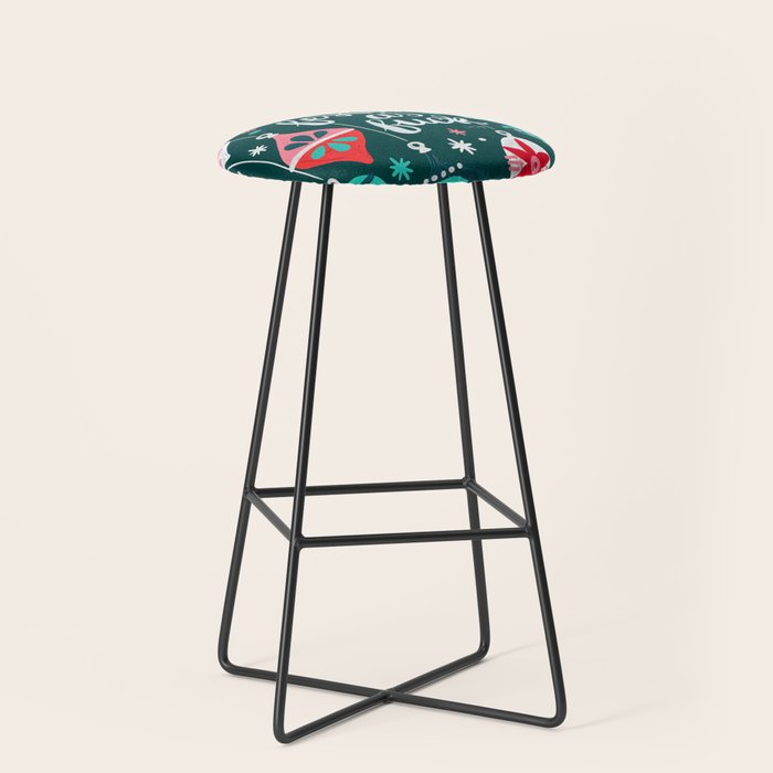 Festive As F*ck - Teal Stool Gallery Image 1