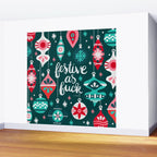 Festive As F*ck - Teal Wall Mural Gallery Image 2