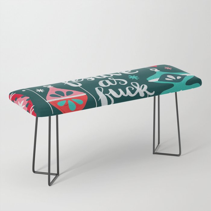Festive As F*ck - Teal Bench Gallery Image 1