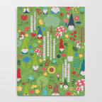 Gnomes In the Garden Green Notebook Gallery Image 4