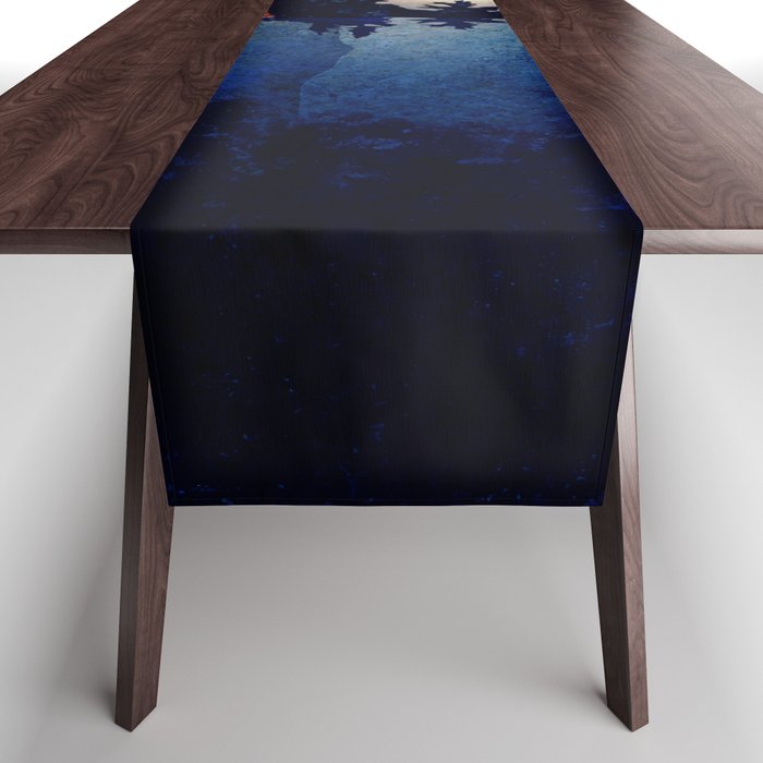 Autumn Moon Reflection Table Runner Gallery Image 1
