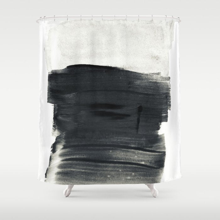 abstract minimal 10 Shower Curtain Gallery Image 1