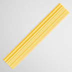 Classic Stripes XXII - Golden Sunshine Yellow Table Runner Gallery Image 3
