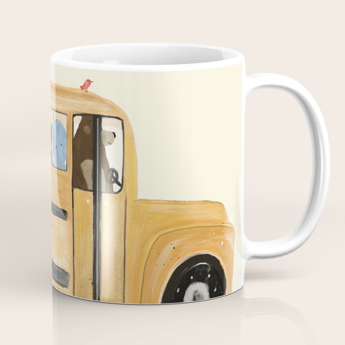 little yellow bus Coffee Mug Gallery Image 1