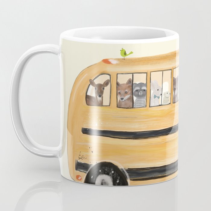 little yellow bus Coffee Mug Gallery Image 3