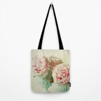 Her Heart Sang a Beautiful Song cottage core flower photograph Tote Bag Gallery Image 2