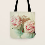 Her Heart Sang a Beautiful Song cottage core flower photograph Tote Bag Gallery Image 1