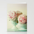 Her Heart Sang a Beautiful Song cottage core flower photograph Stationery Card Gallery Image 2