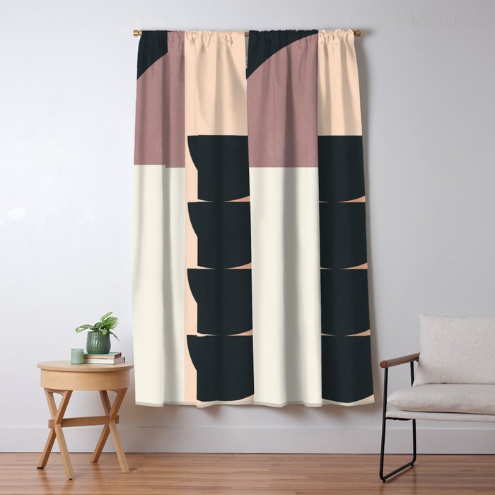 Geometric Shapes 255 Window Curtain Gallery Image 5