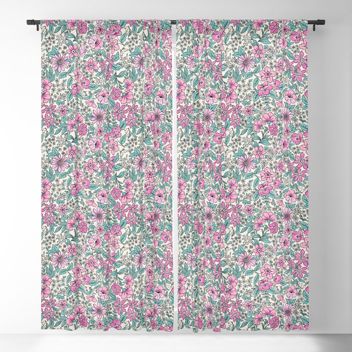 Posey - purple Window Curtain Gallery Image 1