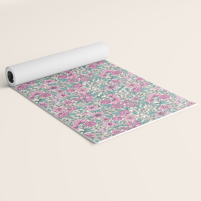 Posey - purple Yoga Mat Gallery Image 2