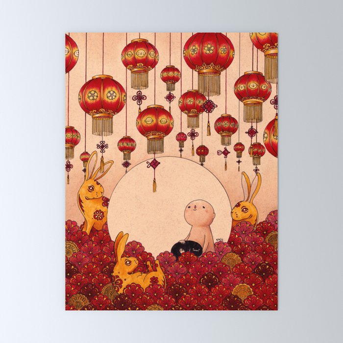 Mid Autumn Festival Mini Art Print Gallery Image 6