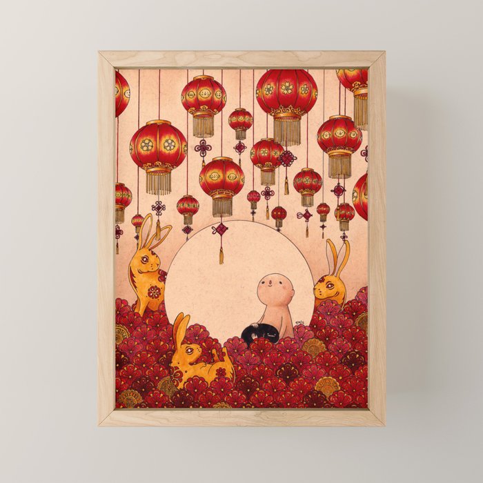 Mid Autumn Festival Mini Art Print Gallery Image 1