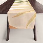 Abstract Art Tropical Leaves 22 Table Runner Gallery Image 1