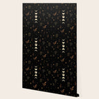 Moonlight Garden - Winter Brown Wallpaper Gallery Image 2