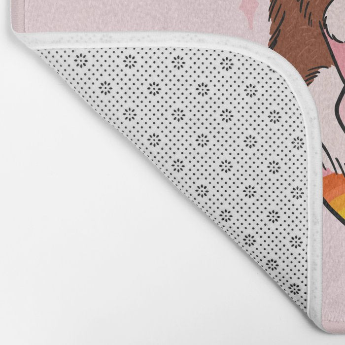 Rainbow Dog Bath Mat Gallery Image 2