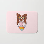 Rainbow Dog Bath Mat Gallery Image 1