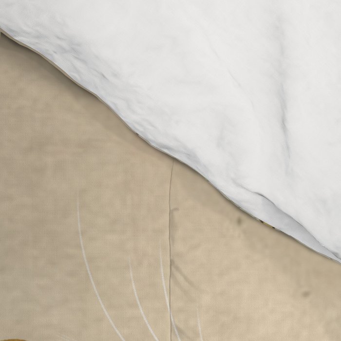 Minhwa: cat & butterfly (Korean traditional/folk art) Comforter Gallery Image 4