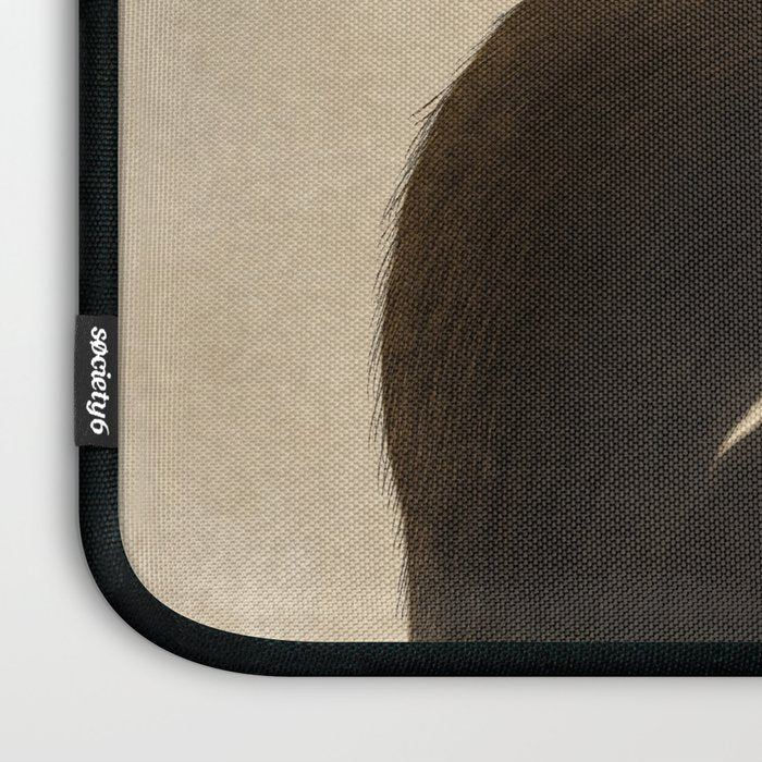 Minhwa: cat & butterfly (Korean traditional/folk art) Laptop Sleeve Gallery Image 3