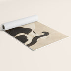 Minhwa: cat & butterfly (Korean traditional/folk art) Yoga Mat Gallery Image 2