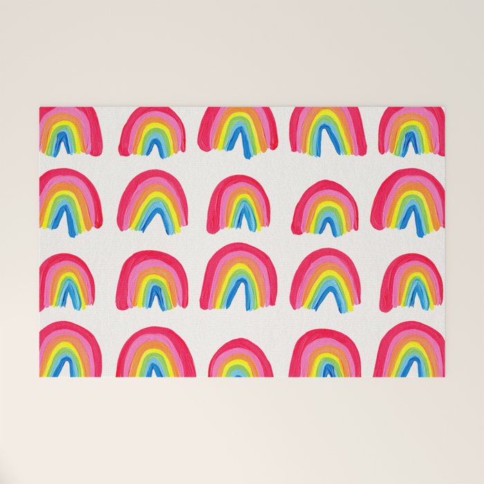 Rainbow Collection â Classic Palette Welcome Mat Gallery Image 1