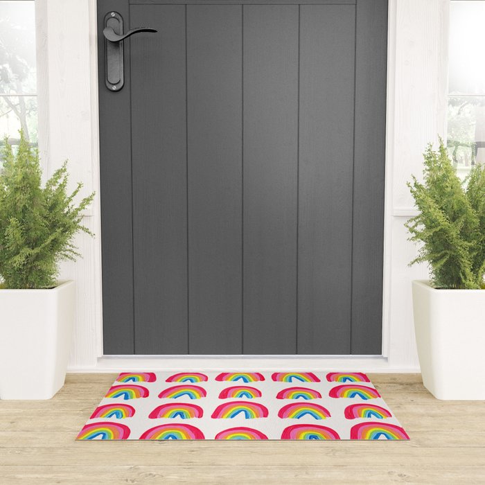 Rainbow Collection â Classic Palette Welcome Mat Gallery Image 3