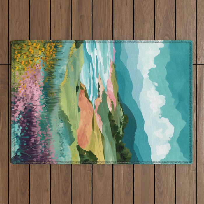 Meadow by the Sea Outdoor Rug Gallery Image 1