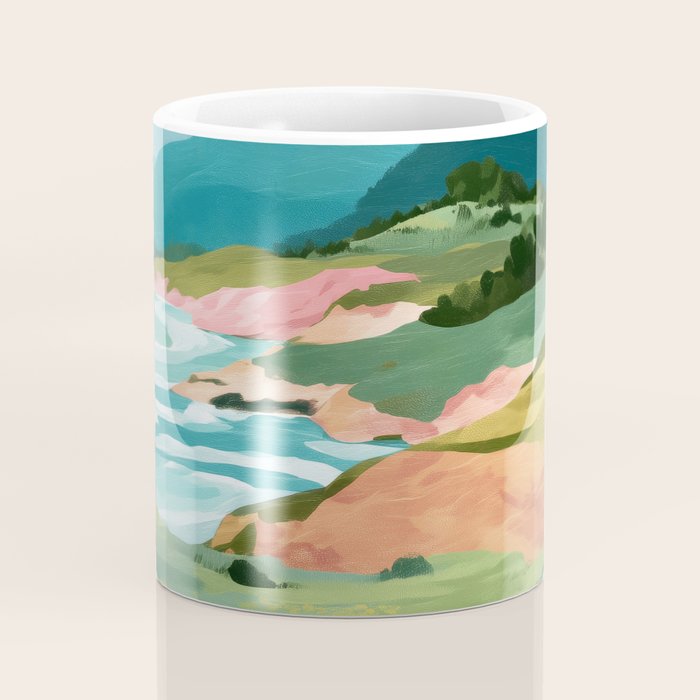 Meadow by the Sea Coffee Mug Gallery Image 4
