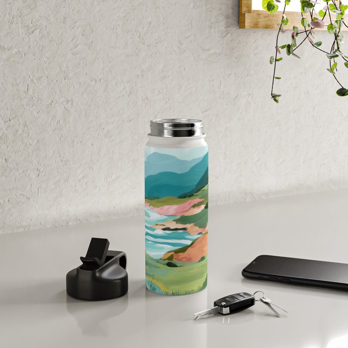Meadow by the Sea Water Bottle Gallery Image 4