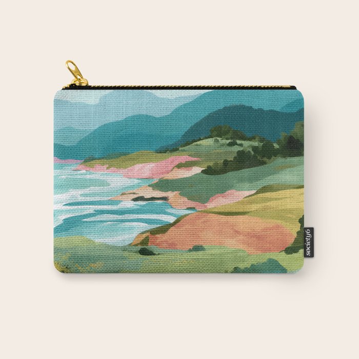 Meadow by the Sea Carry All Pouch Gallery Image 1