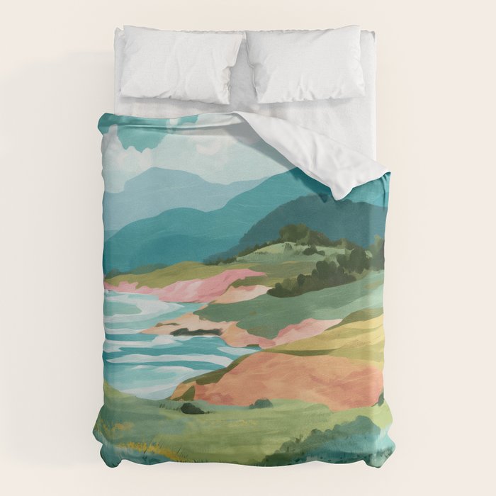 Meadow by the Sea Duvet Cover Gallery Image 6