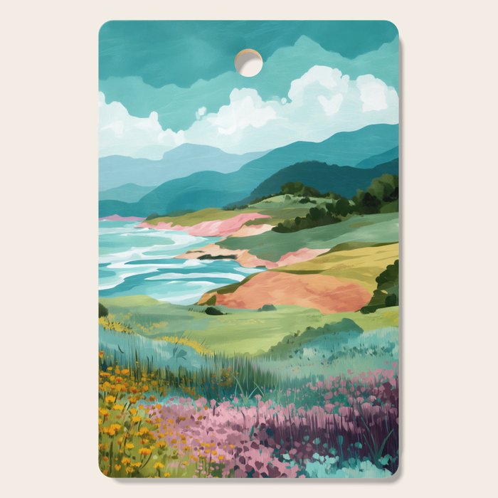 Meadow by the Sea Cutting Board Gallery Image 1
