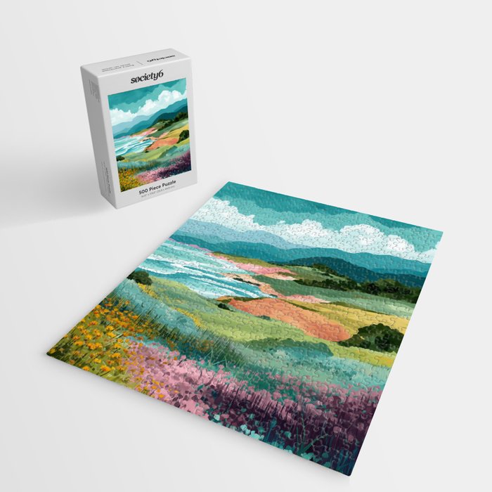 Meadow by the Sea Jigsaw Puzzle Gallery Image 2