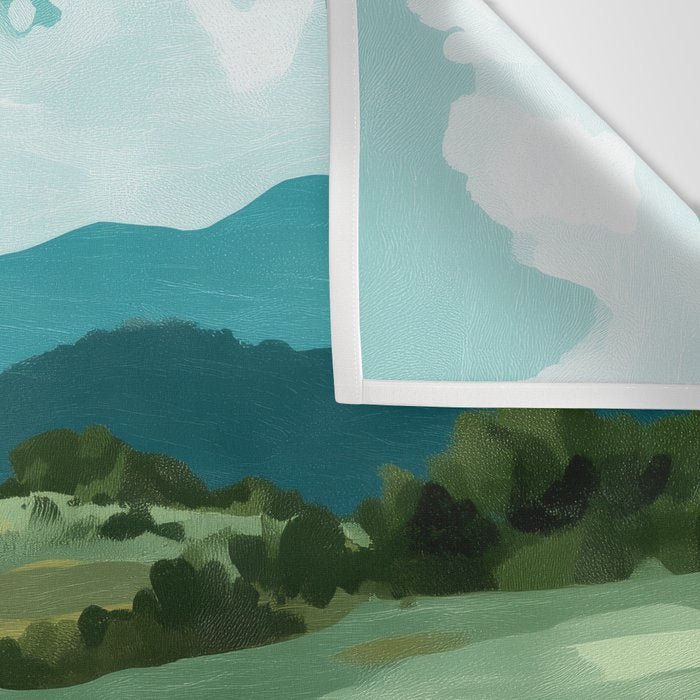 Meadow by the Sea Wall Tapestry Gallery Image 3