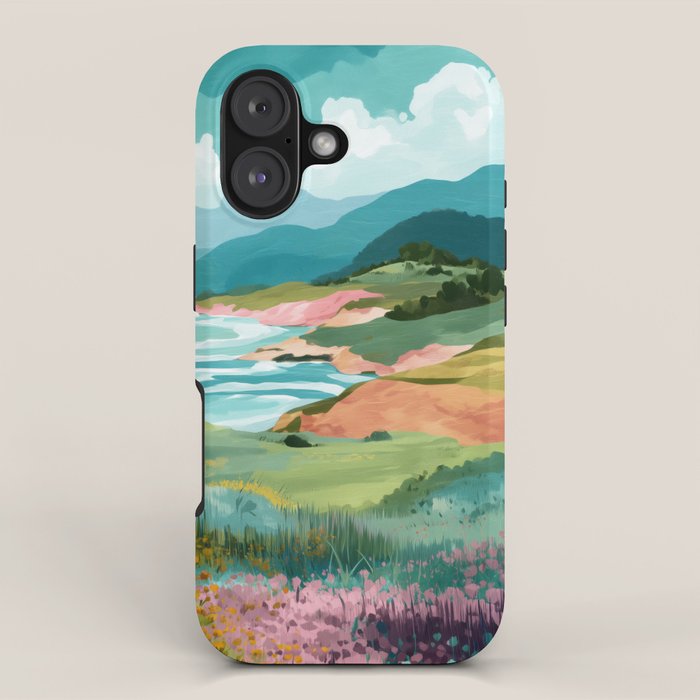 Meadow by the Sea iPhone Case Gallery Image 1
