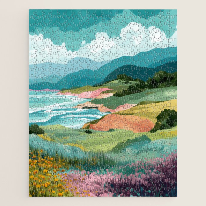 Meadow by the Sea Jigsaw Puzzle Gallery Image 1