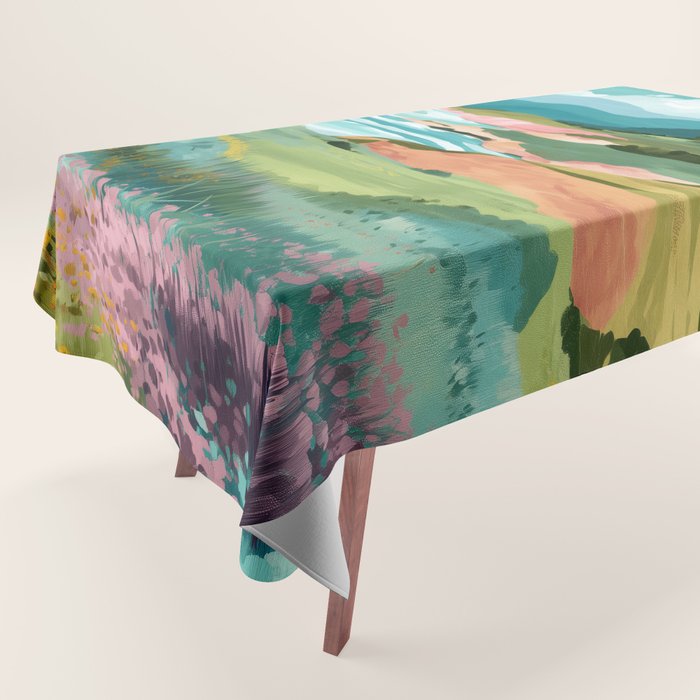 Meadow by the Sea Tablecloth Gallery Image 1