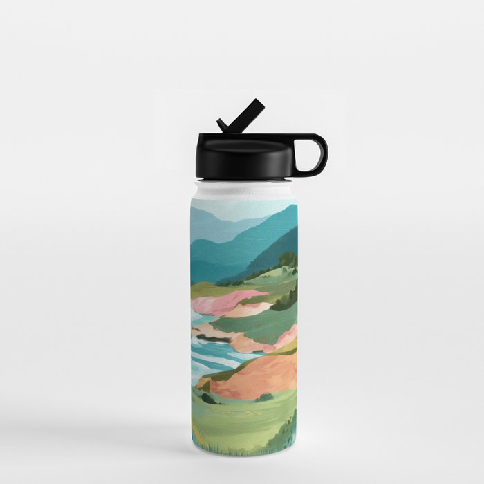 Meadow by the Sea Water Bottle Gallery Image 1