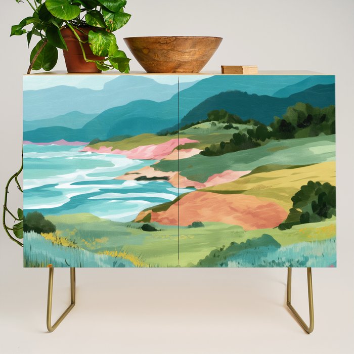 Meadow by the Sea Credenza Gallery Image 1