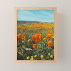 California Wildflower Poppy Superbloom Mini Art Print Gallery Image 1