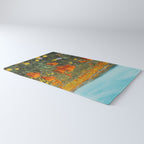 California Wildflower Poppy Superbloom Rug Gallery Image 3