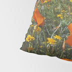 California Wildflower Poppy Superbloom Pillow Sham Gallery Image 4