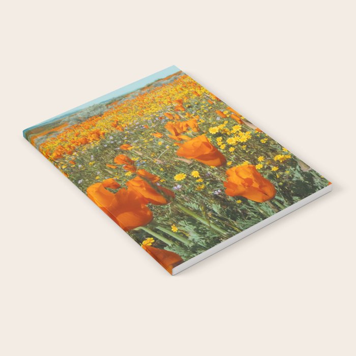 California Wildflower Poppy Superbloom Notebook Gallery Image 2