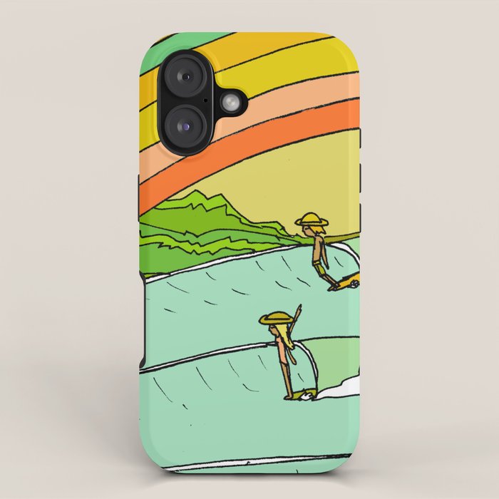 Surf Paradise Rainbow of Happiness iPhone Case Gallery Image 1