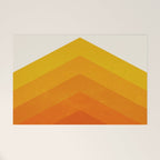 Chevron Waves: Retro Summer Edition Welcome Mat Gallery Image 1