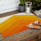 Chevron Waves: Retro Summer Edition Outdoor Rug Gallery Image 2