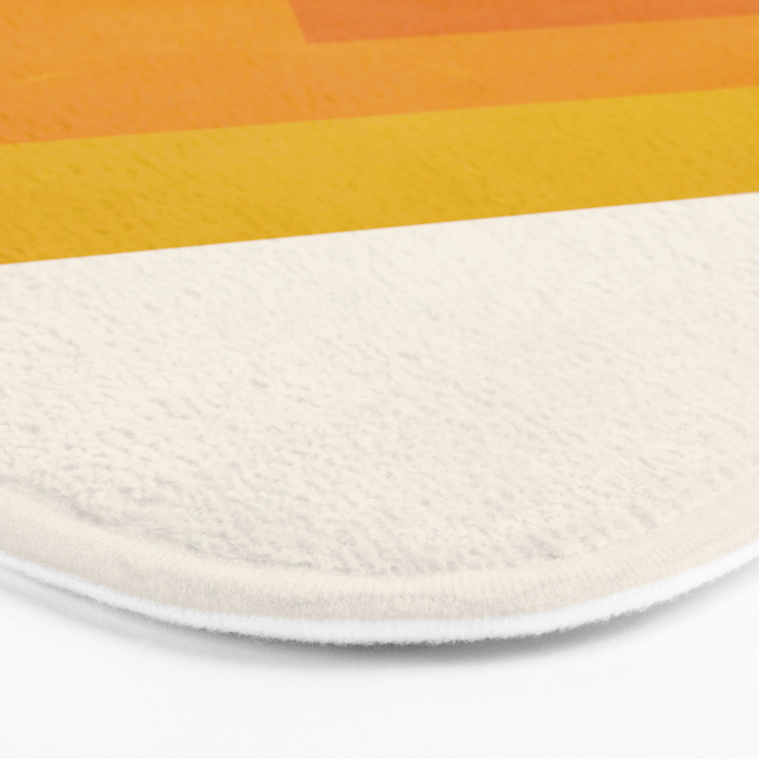 Chevron Waves: Retro Summer Edition Bath Mat Gallery Image 3